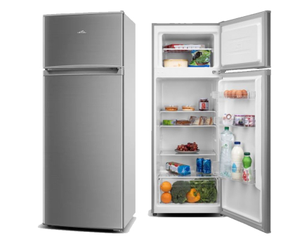 Lodówka Lodówka ETA 254790010E 142,6cm Inox Górny Zamrażalnik 206L